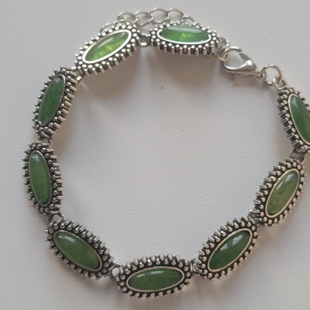 Mineral magic green bracelet
